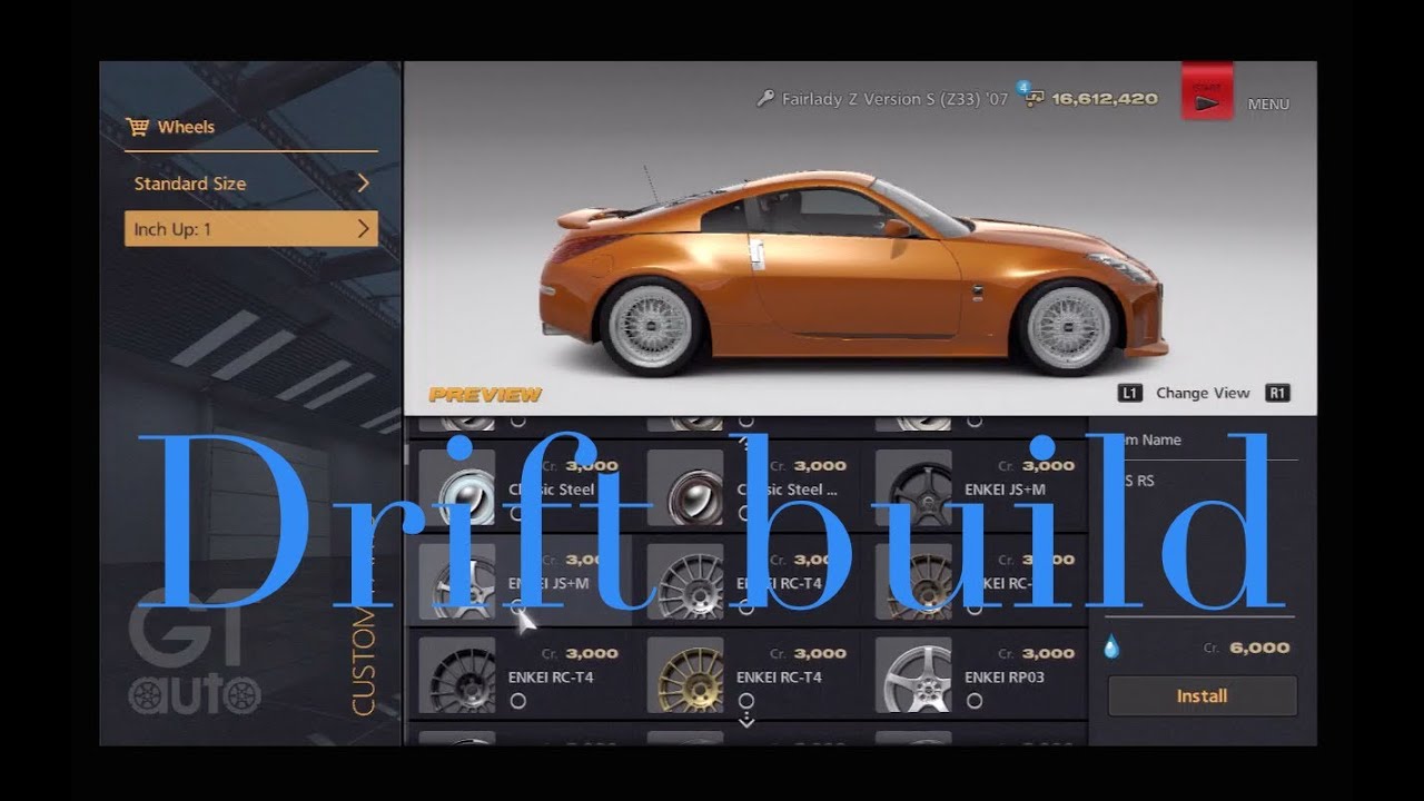 Gran Turismo 6 Drift Build : Nissan 350z [gt6]