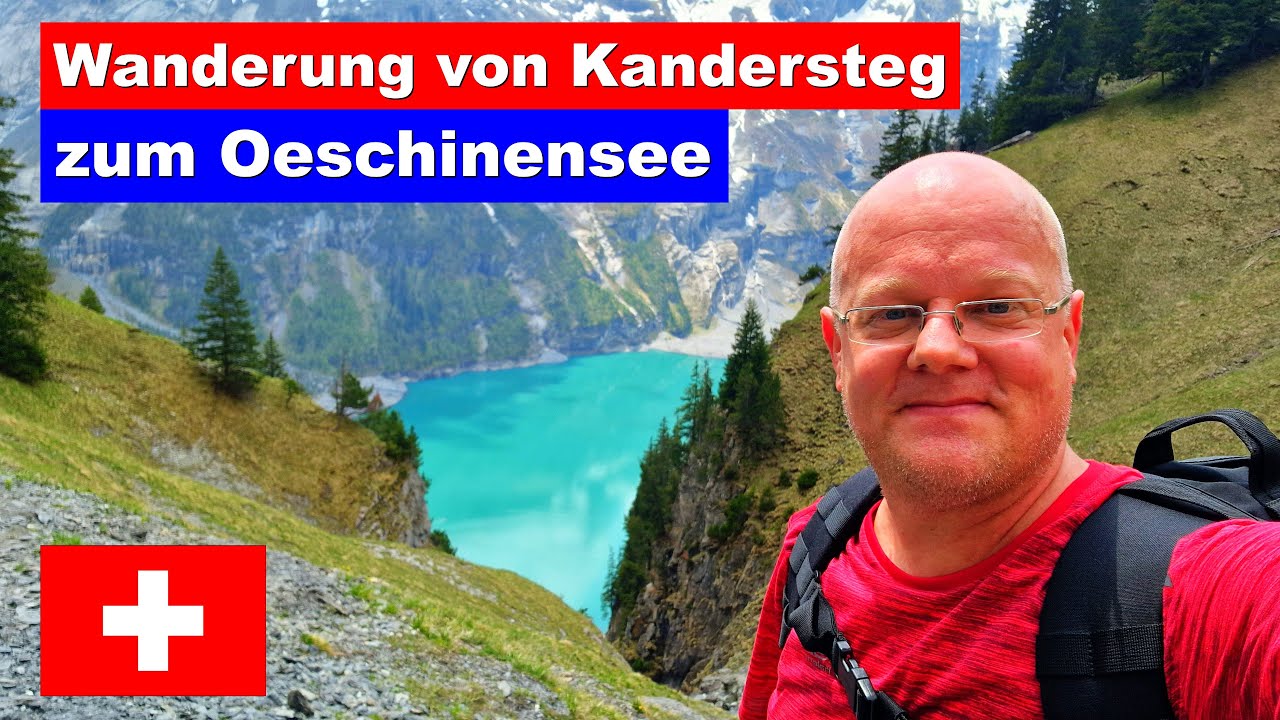 Super Wanderung von Kandersteg zum Oeschinensee, dann weiter zum Heuberg (klasse Panorama 👁️‍🗨️😉)