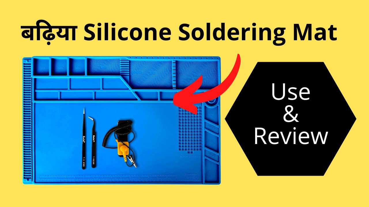 Silicone Soldering Mat Review - Large Size, Heat resistant