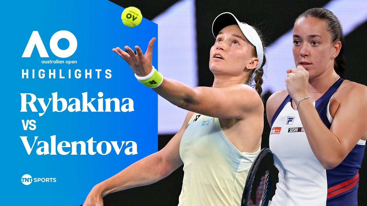 Elena Rybakina vs Tereza Valentova | Round Three | Australian Open 2026 Highlights 🇦🇺