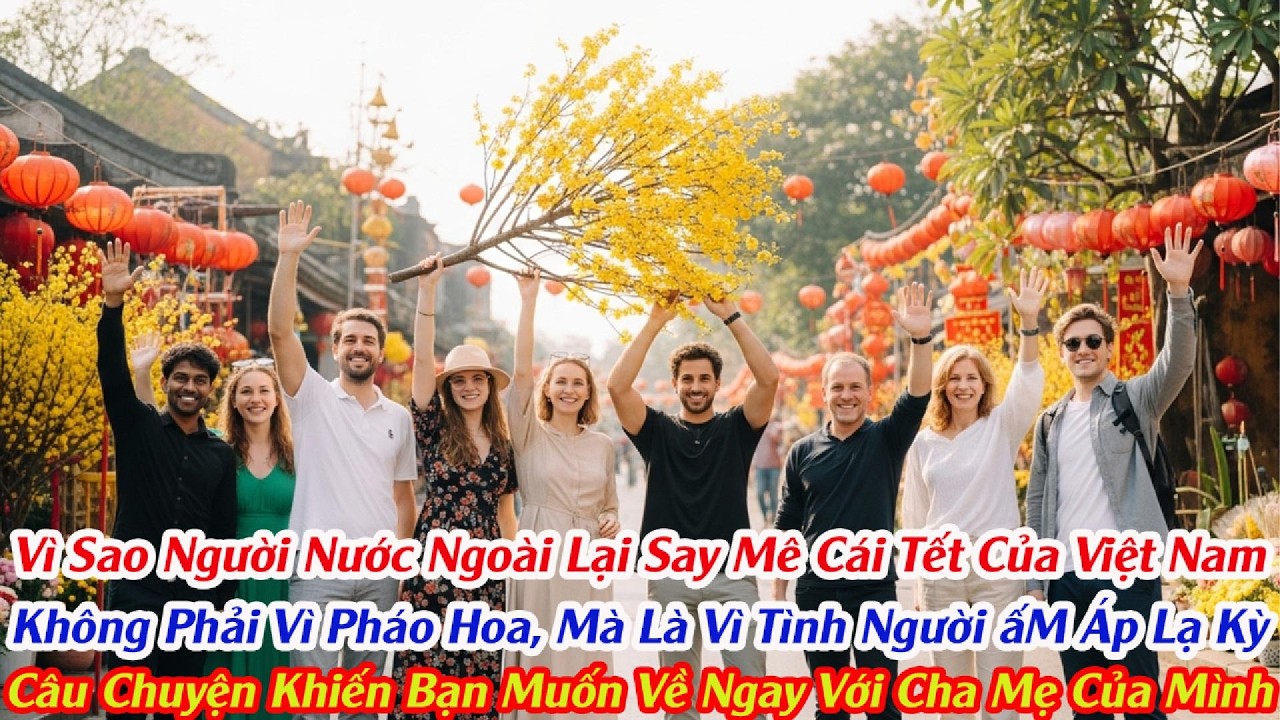 Vì Sao Hàng Triệu Người Nước Ngoài Tìm Đến Việt Nam Ăn Tết ? Câu Trả Lời Sẽ Khiến Bạn Phải Suy Ngẫm