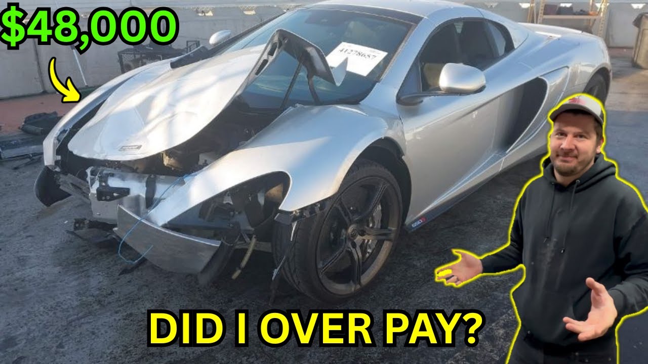 The Riskiest Supercar Rebuild Yet… Wrecked McLaren 650S   ⁨@Чердак