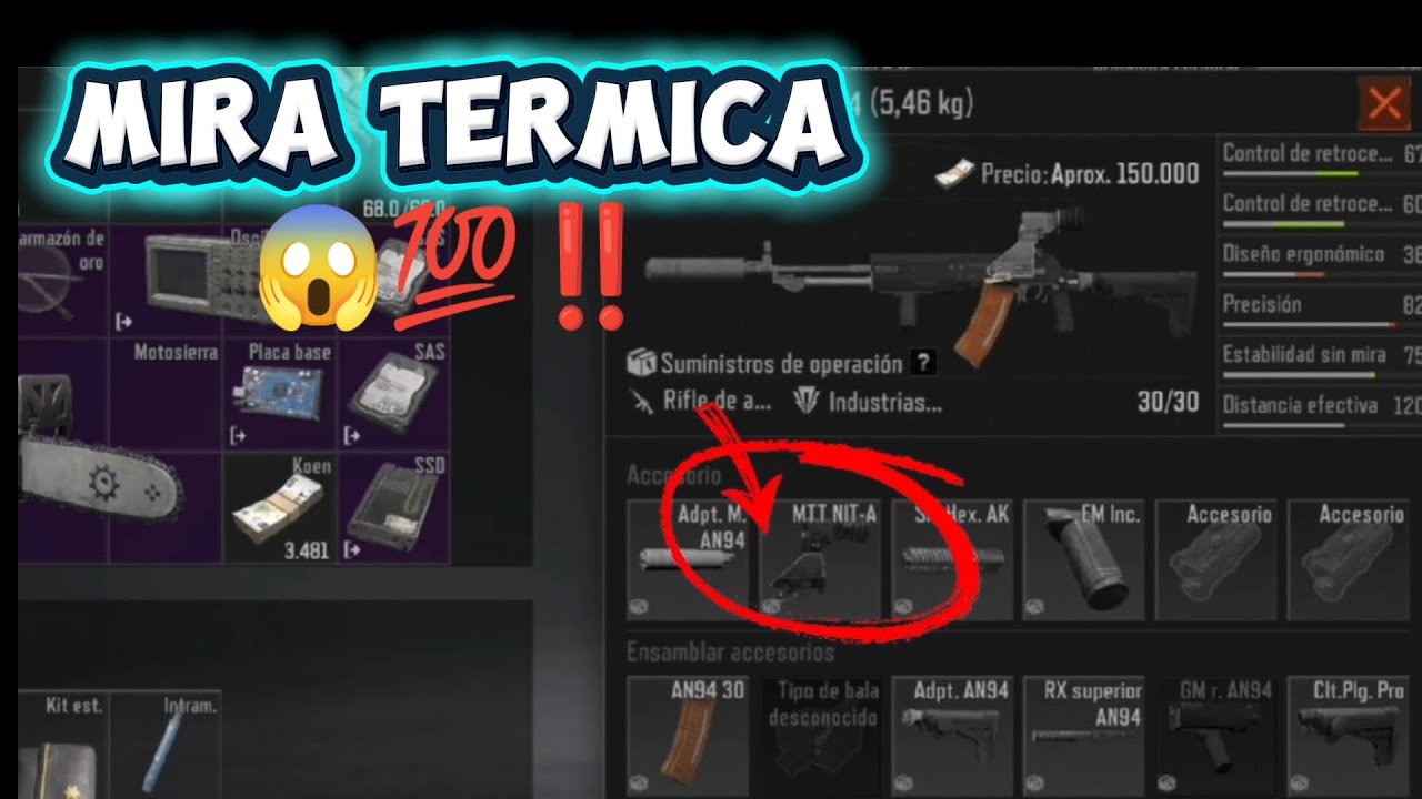 Granja prohibida paga con Mira T7😱🤑 | Arena breakout 