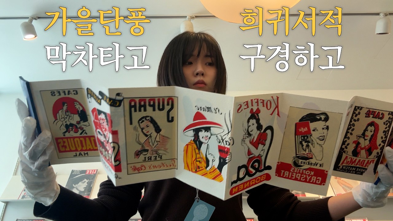 가을단풍 막차타고🍁 희귀서적 구경하고📕 | 북촌 현대카드 디자인 라이브러리 | 고즈넉한 서울 히든 스팟,, 여러분만 알고있기♥︎ | 서울 한복판에서 힐링하고 명상하기🧘 #vlog