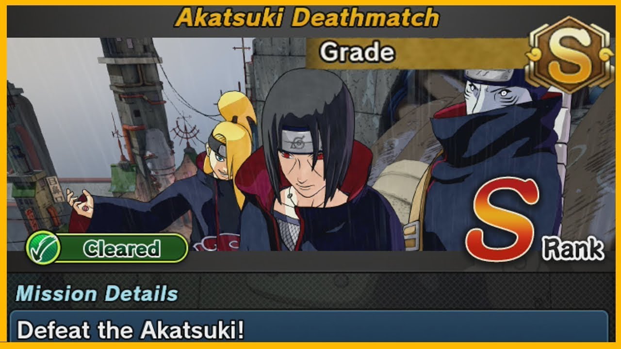 Akatsuki Deathmatch (S) - Grade-S | Naruto to Boruto: Shinobi Striker