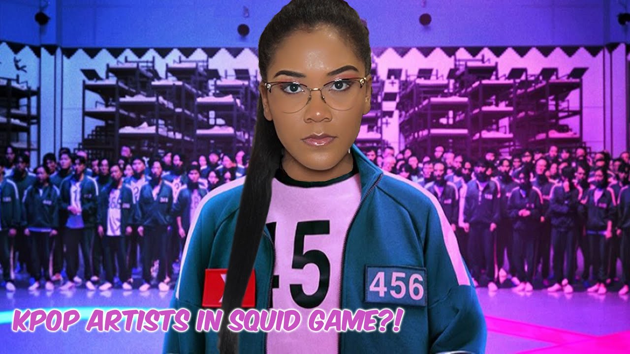 REACTING to SQUID GAME real life KPOP ARTISTS (Thanos, Jun Hee, Yong Sik & Frontman)