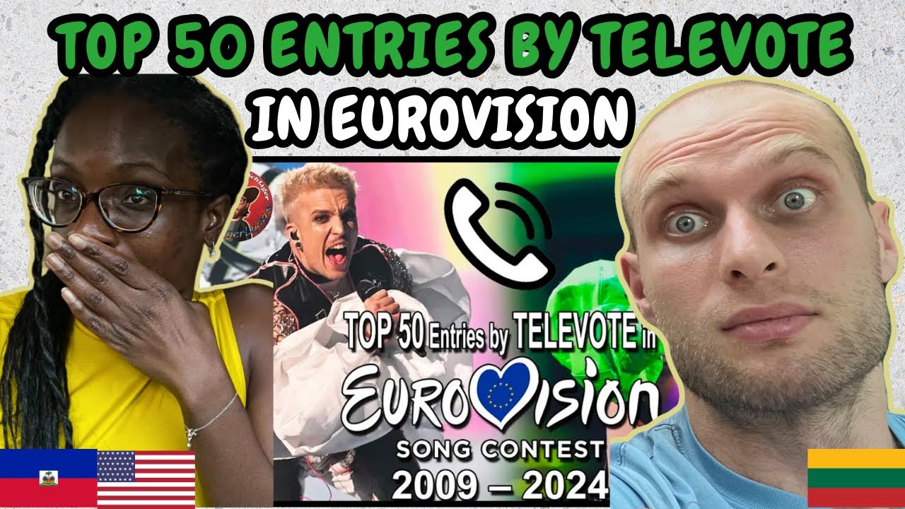 РЕАКЦИЯ НА 50 ЛУЧШИХ ИСПОЛНЕНИЙ ПО ТЕЛЕГОЛОСУ НА КОНКУРСЕ ПЕСНИ «ЕВРОВИДЕНИЕ» (2009–2024) | ПЕРВЫ...