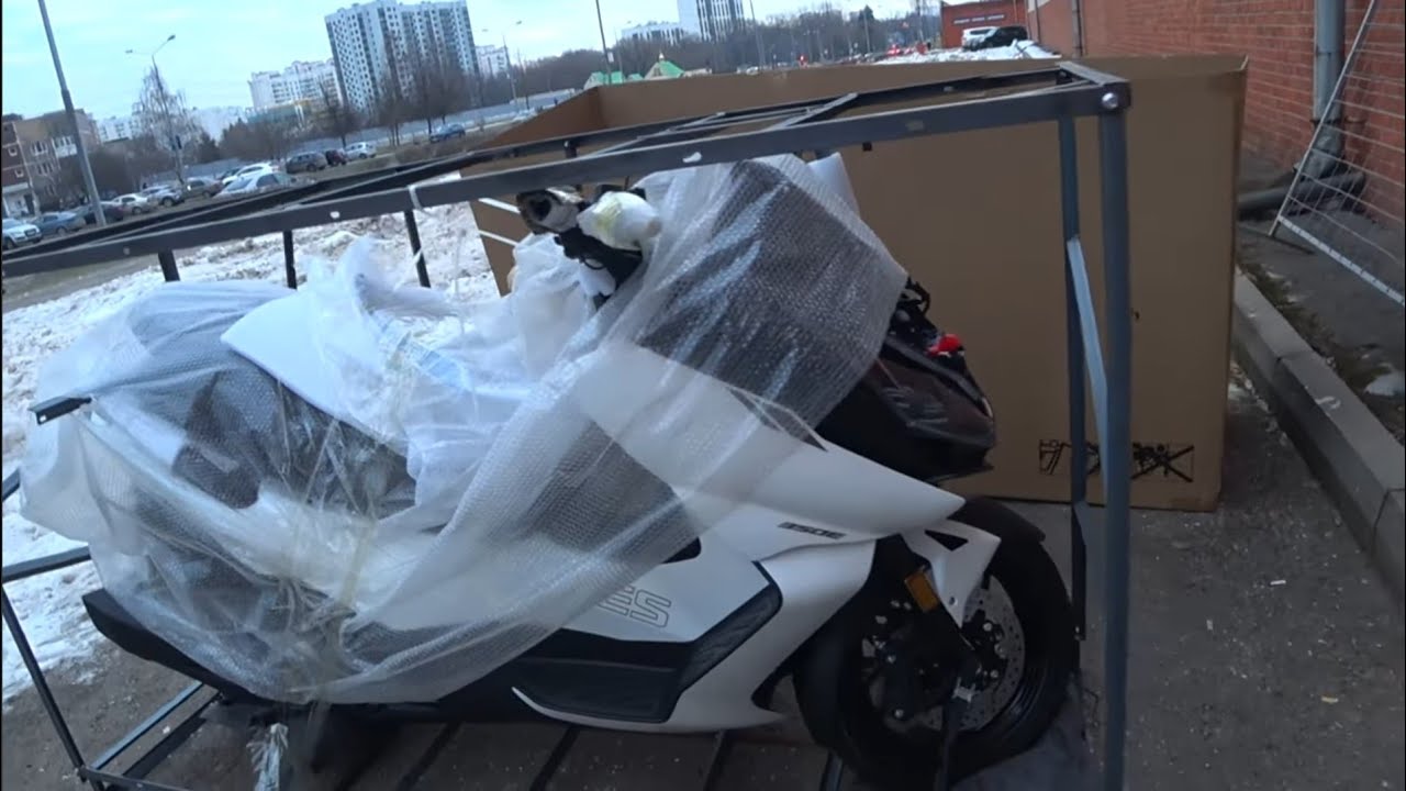 Zontes 350 E  из коробки. 24 января 2025.