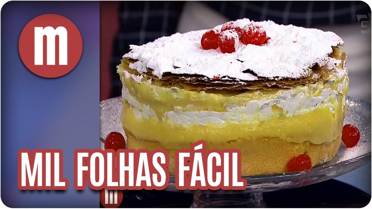Bolo mil folhas fácil - Mulheres (02/08/17)