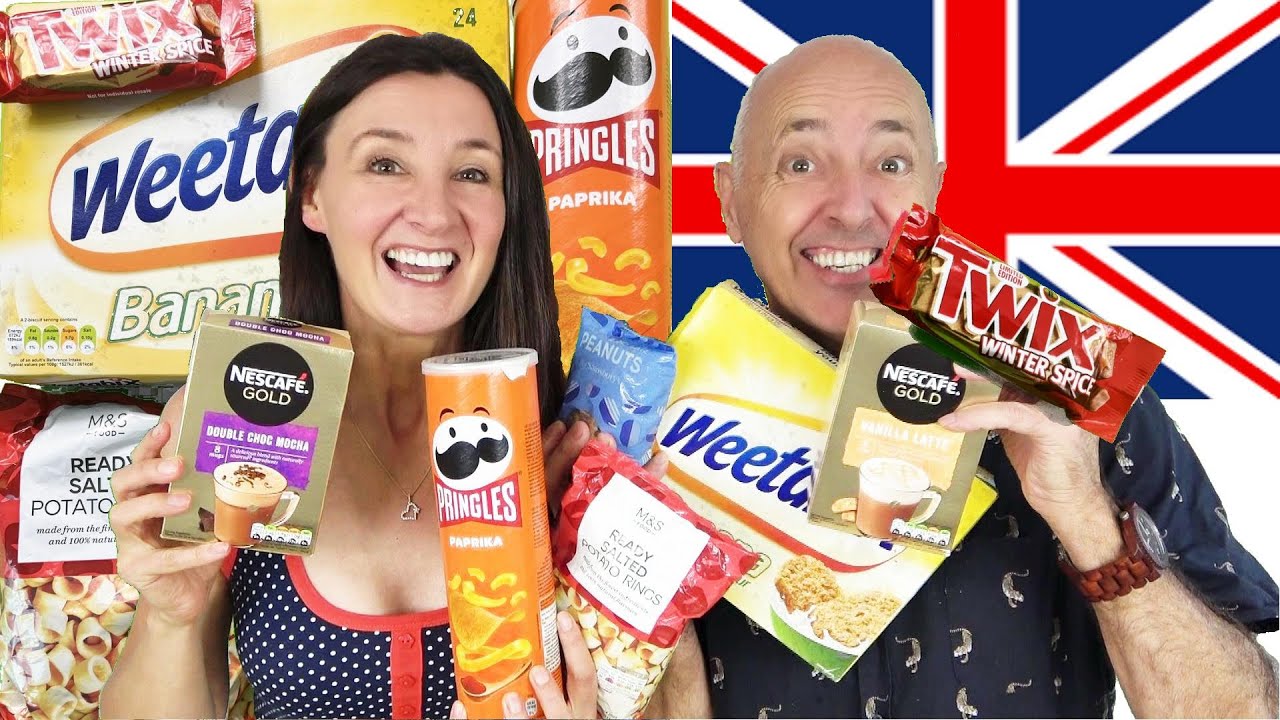 British Taste Test Paprika Pringles Banana Weetabix Twix Winter Spice and more
