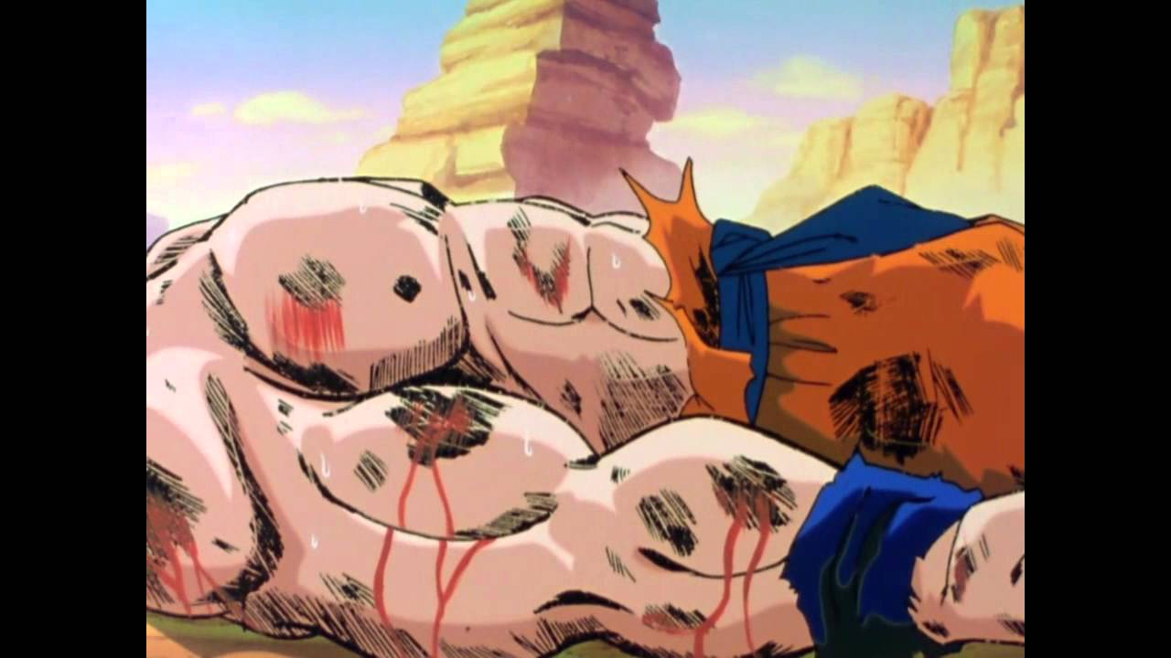 Krillin lets Vegeta go (with One Piece music)
