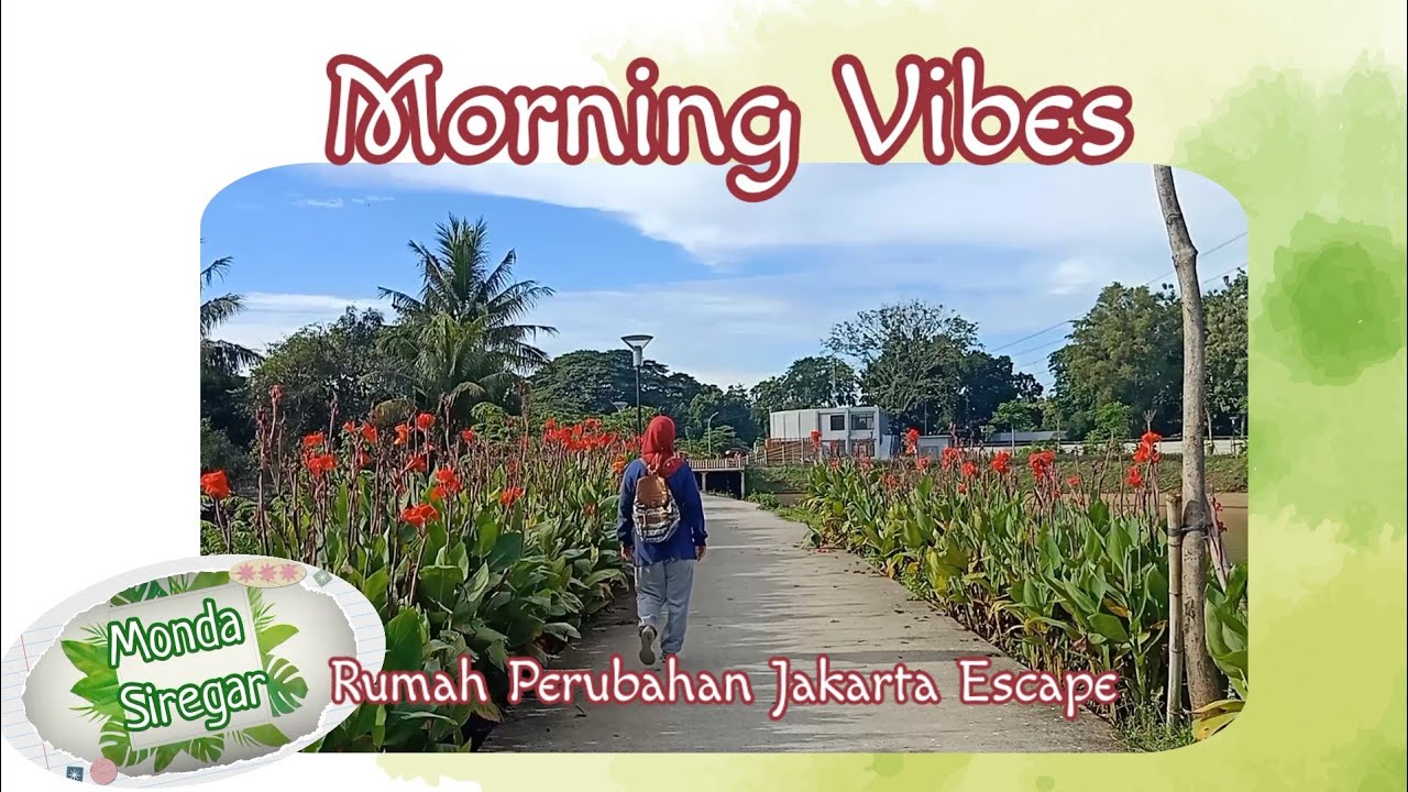 Spot Instagramable di Jakarta Escape, Zinnias Flowers and Butterflies, Beautiful Morning View