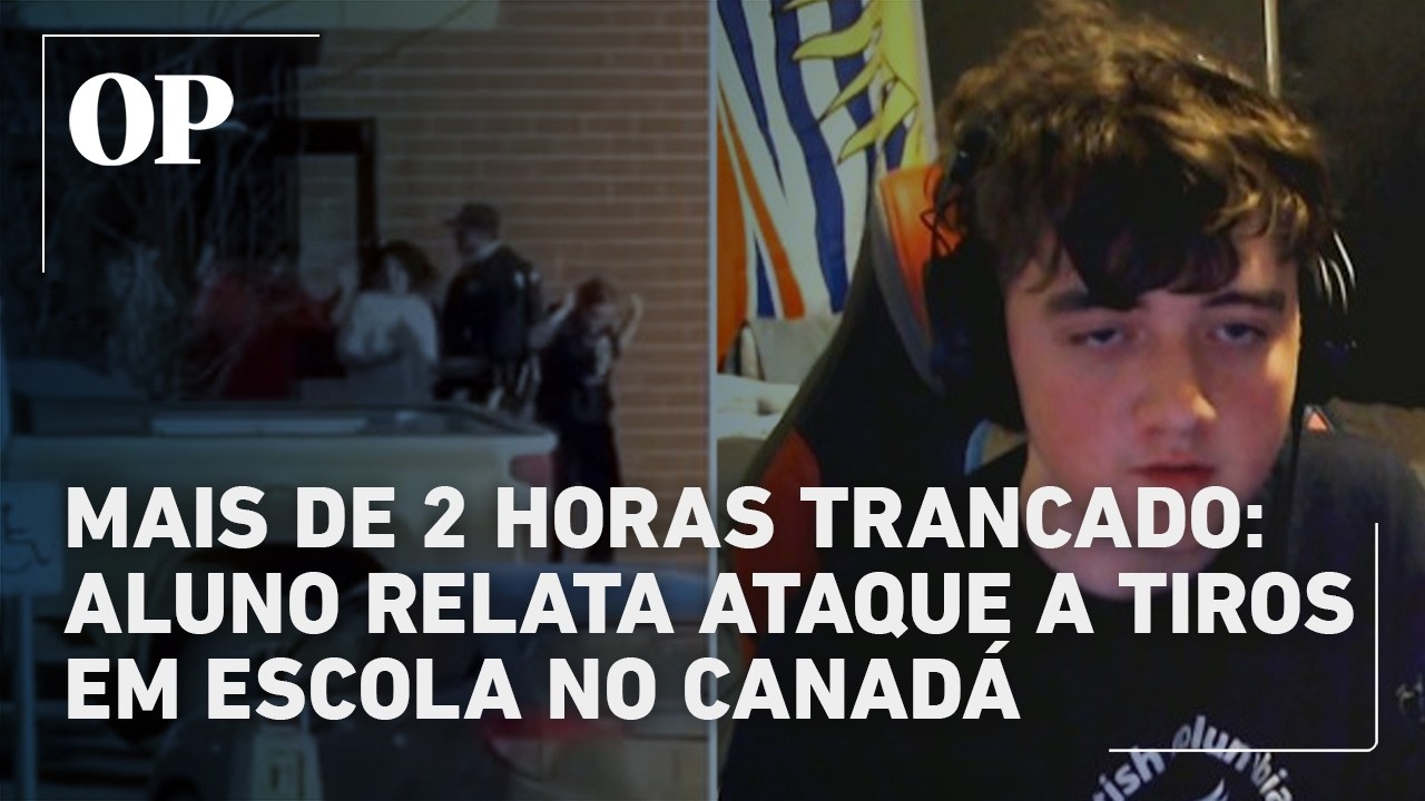 Aluno relata ataque a tiros em escola no Canadá: Mais de duas horas trancado