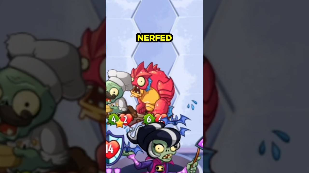Nerfed Deep Sea Gargantuar #plantsvszombies #pvz #gaming #pvzheroes #pvzgameplay #patchnotes #shorts
