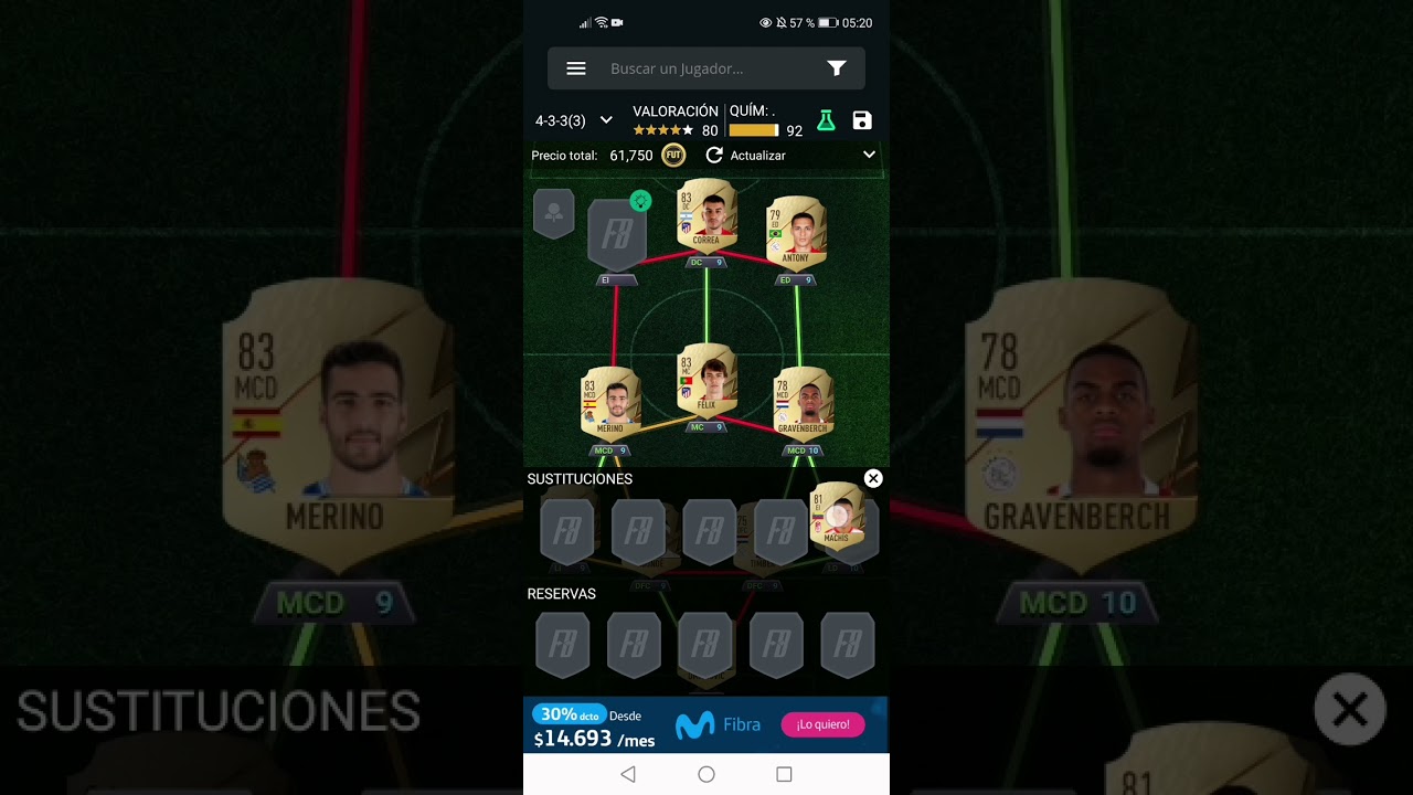 Mejor Equipo por 60k Fifa 22