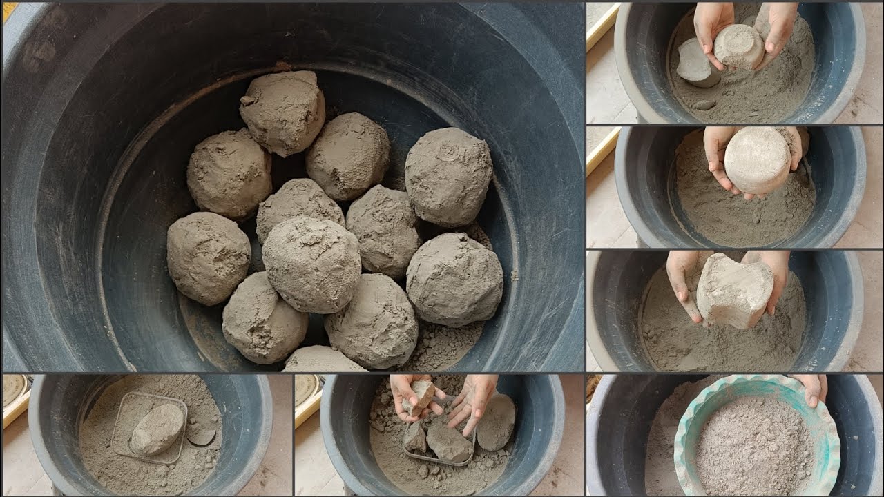 asmr dusty fresh pure cement dry,dusty crumbling