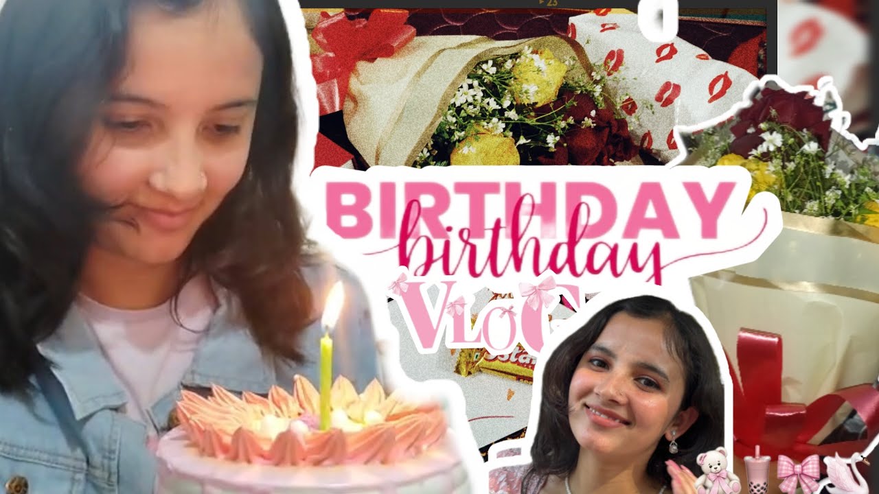My *20th Birthday vlog * Part -2 🎂🎁🪷( Pre - Birthday celebration , Birthday Gifts) 🥹🎀🫶🏻 