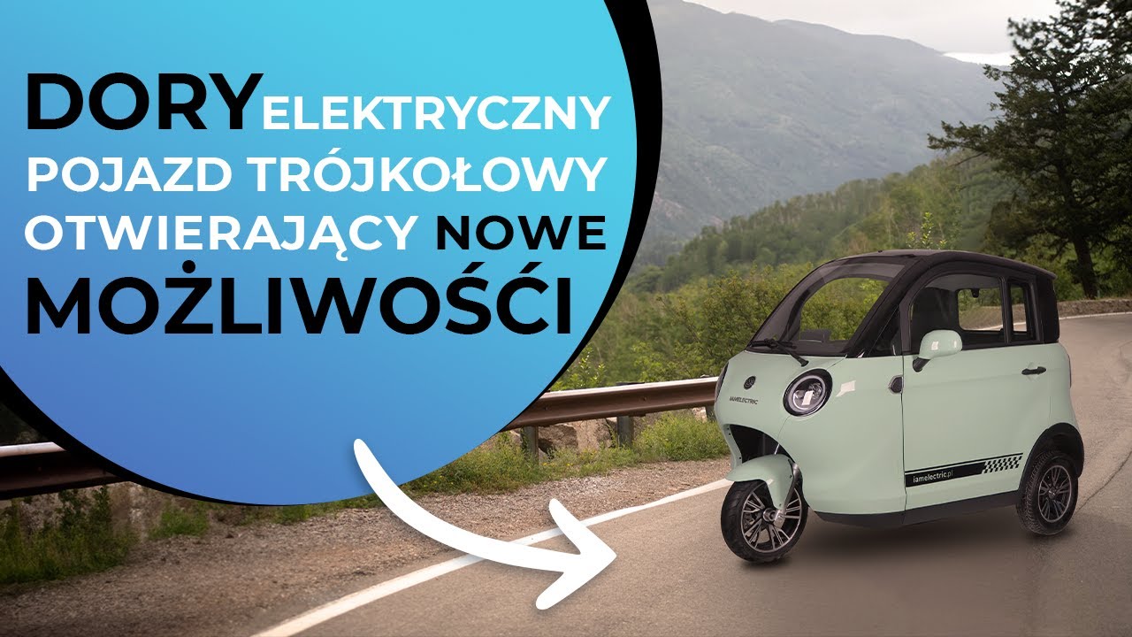 DORY - Elektryczny pojazd trójkołowy otwierający nowe możliwości od iamelectric!