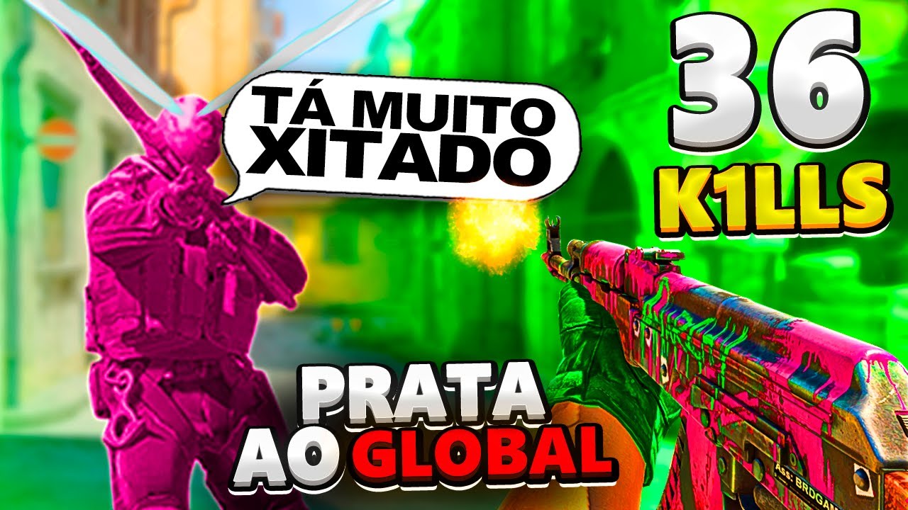 Se eu JOGO SÉRIO eles CHORAM - 36 KILLS (Prata ao Global)