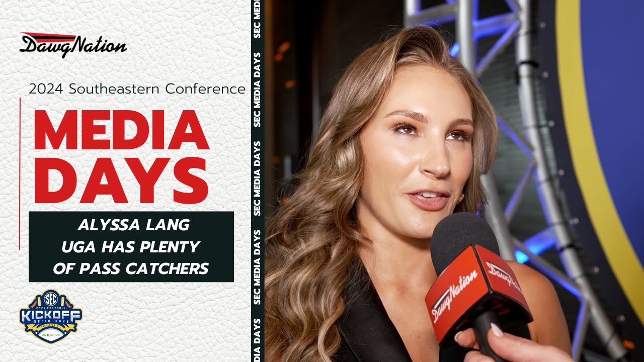 SEC Network's Alyssa Lang says UGA wide receiver room will reload