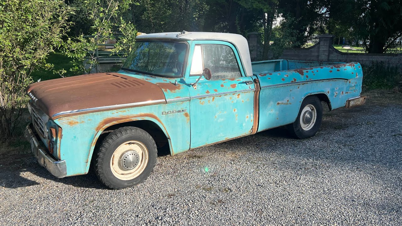 Dodge D100 1964 года, удачная находка в амбаре