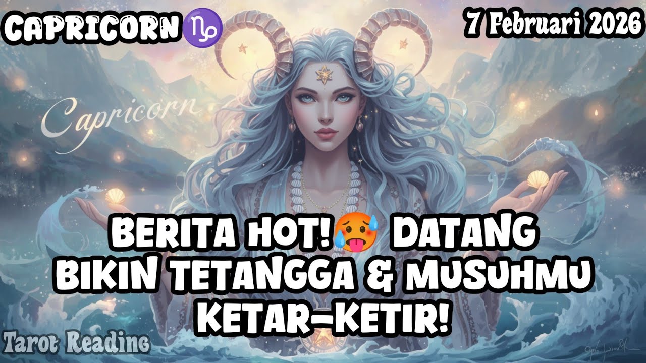 Capricorn♑ Berita Hot!🥵 Datang Bikin Tetangga & Musuhmu Ketar-ketir Hari Ini - Mata Zodiak