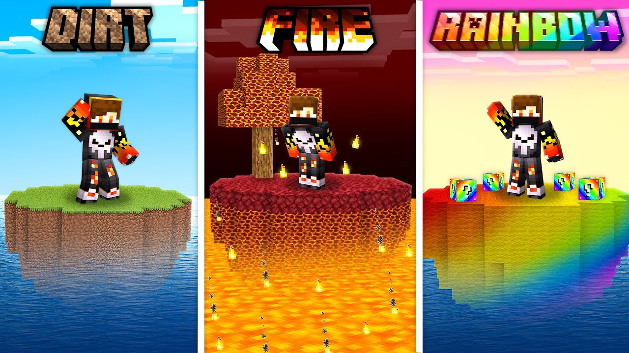 DIRT ELEMENTAL ISLAND VS RAINBOW ELEMENTAL ISLAND !!!