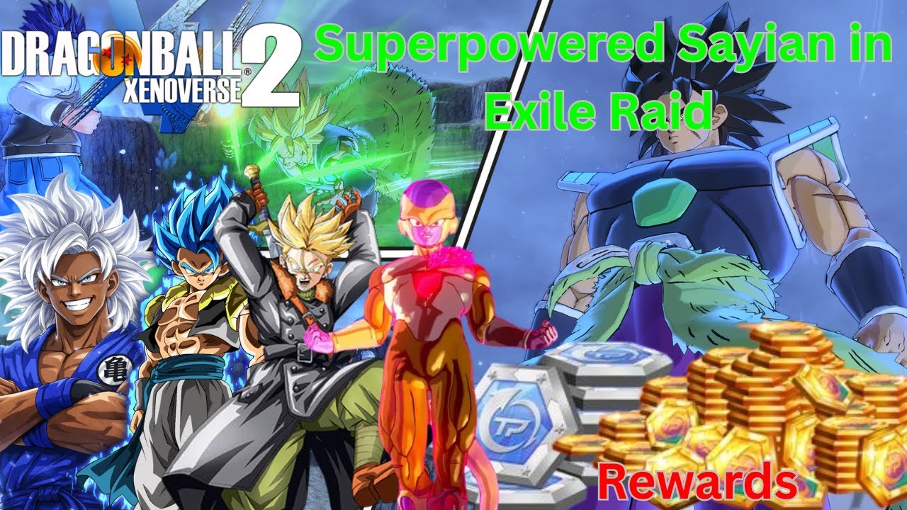 Xenoverse 2 Superpowered Sayian in Exile Raid