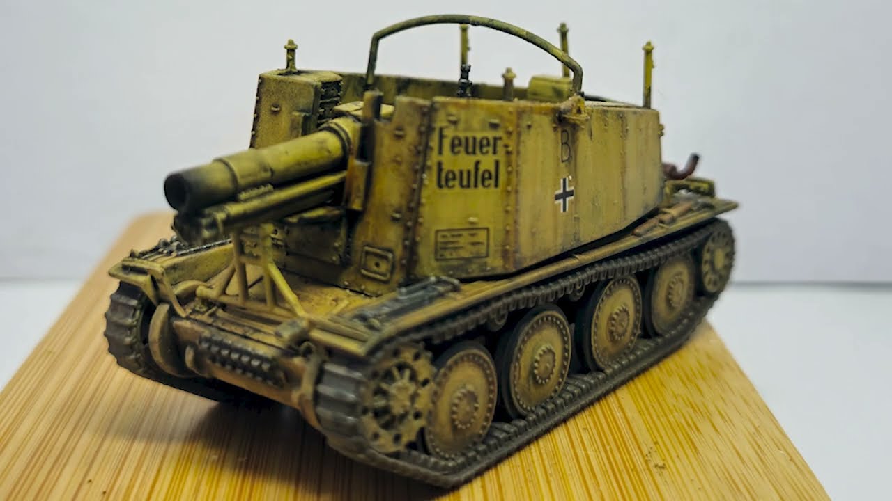 First To Fight - Wrzesień 1939 - 1:72 Sd.Kfz. 138/1 Grille Ausf. H - unboxing, malowanie i złozenie.