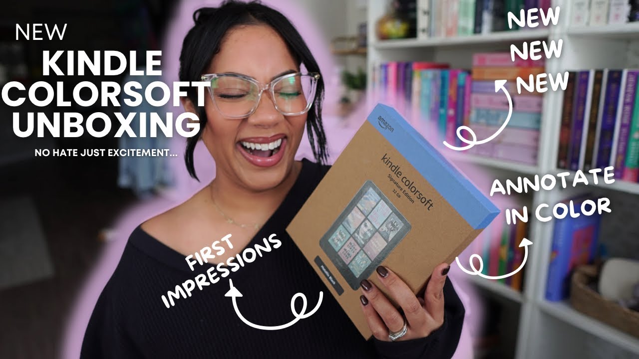 NEW KINDLE COLORSOFT…..first impressions, color coding, book covers & DAMAGED???👀😫