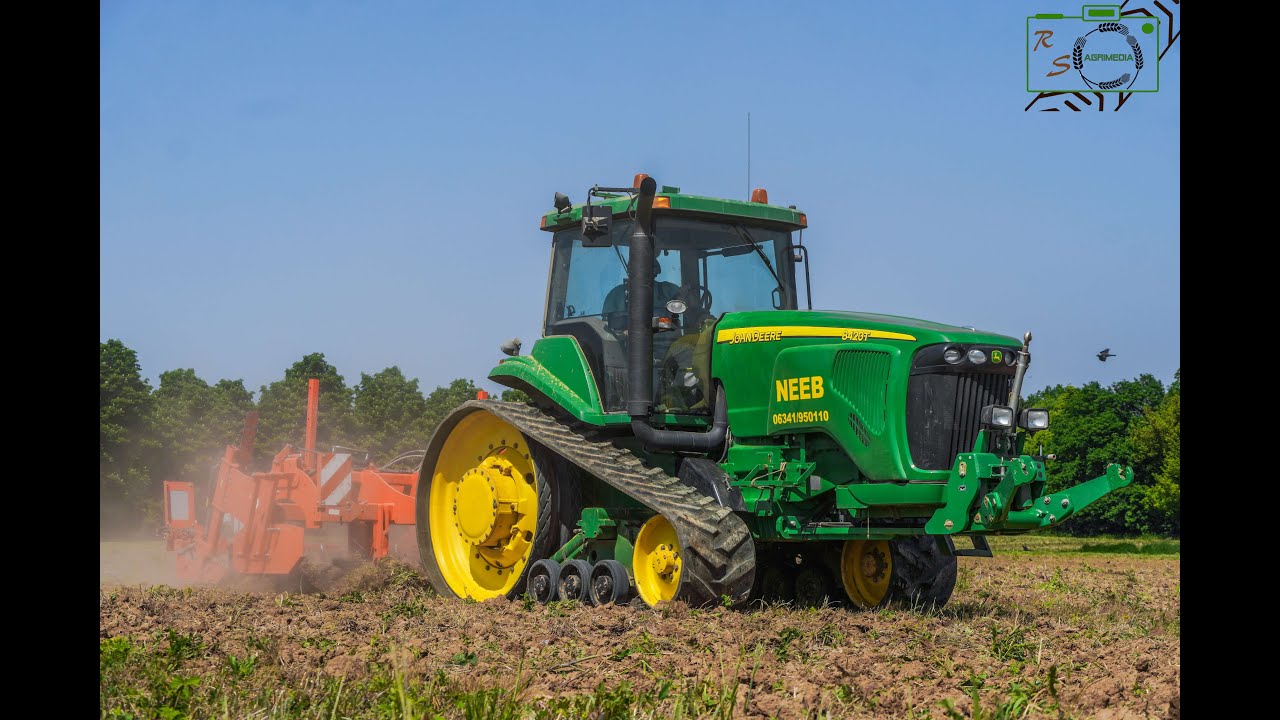 John Deere 8420T/ Maschio Tiefenlockerer/ New Holland T7.270HD/ Maisland wird vorbereitet