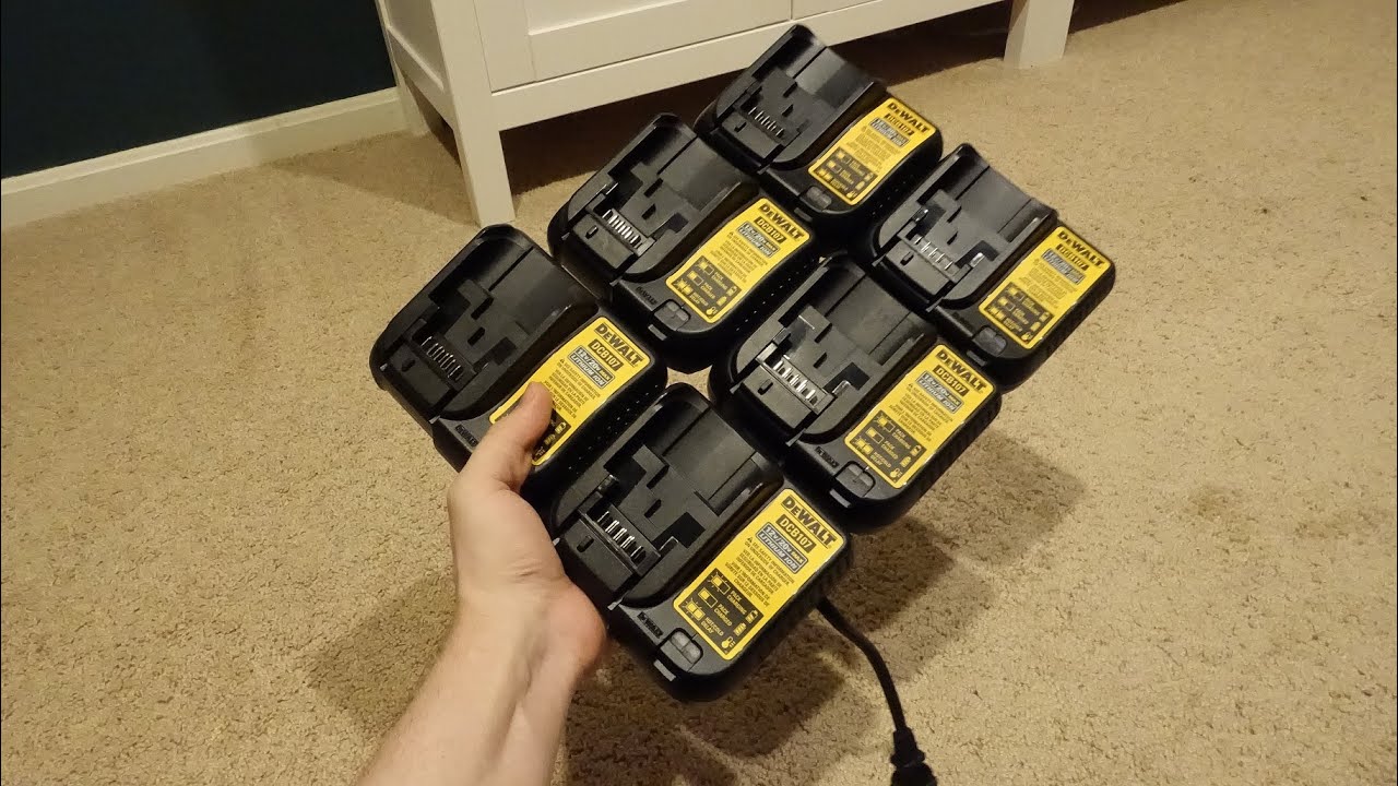 Dewalt Six-Pack Custom Charger DCB107 20v 12v