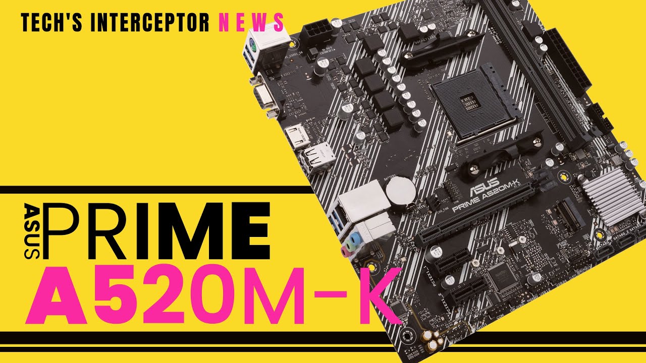 ASUS PRIME A520M-K - płyta gł&oacute;wna klasy podstawowej A520 - pierwszy widok