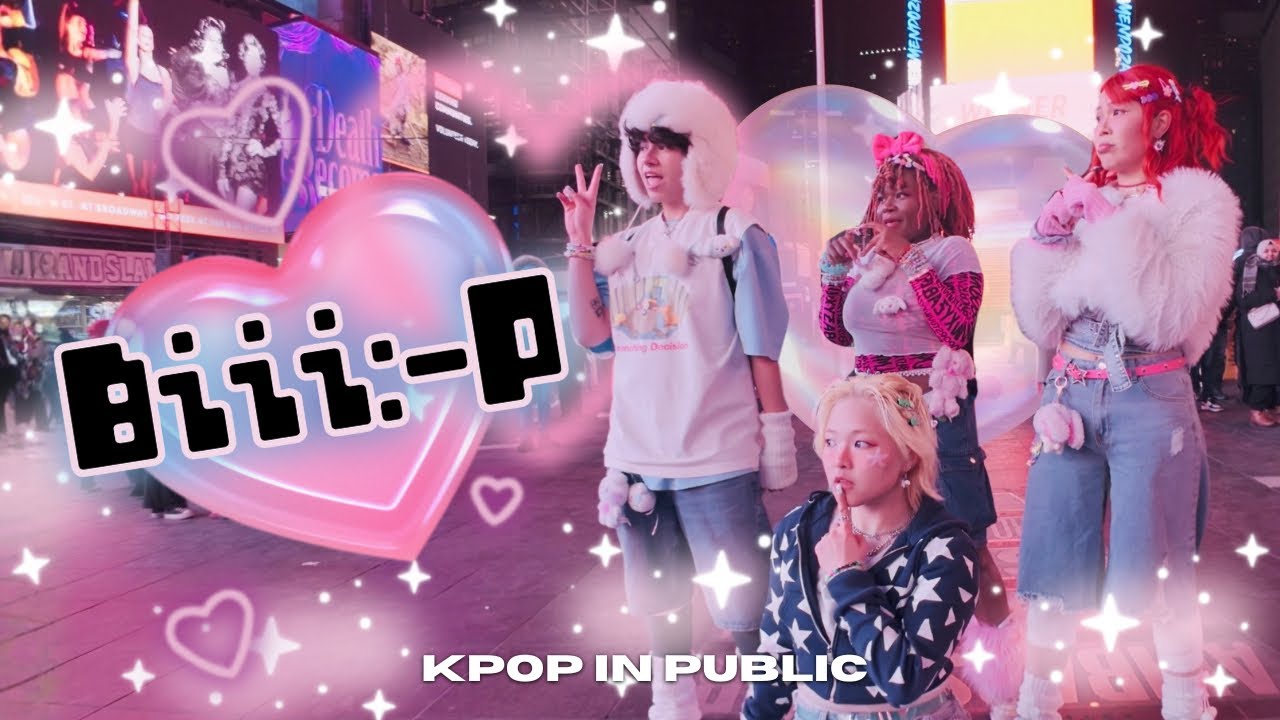 [KPOP IN PUBLIC NYC - ONE TAKE]  XLOV (엑스러브) - ‘Biii:-P’ | Full Dance Cover in TIMES SQUARE