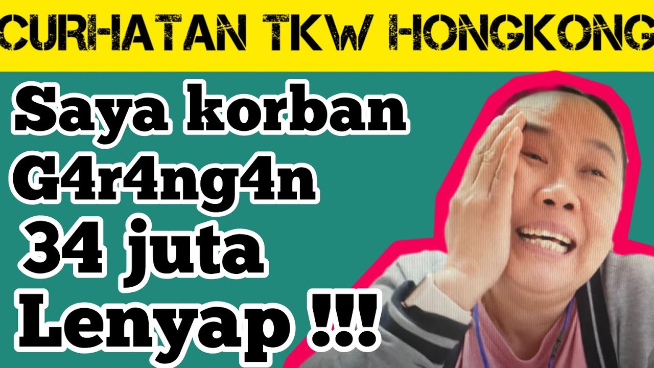 Saya korban G4r4ng4n 36 juta 2020 semoga tidak ada korban setelah ini