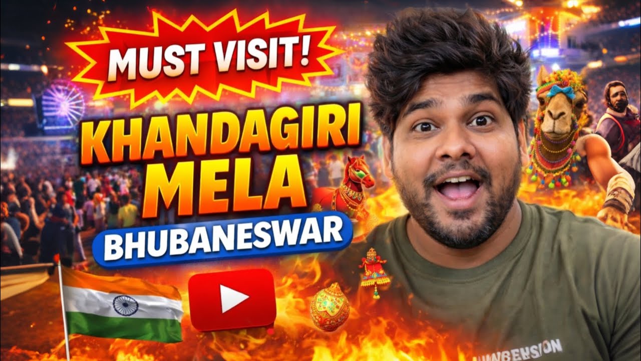 Why Everyone Is Talking About Khandagiri Mela Bhubaneswar 🤯 || Vlog - 0120 || @BAB-THE-BLOGGR