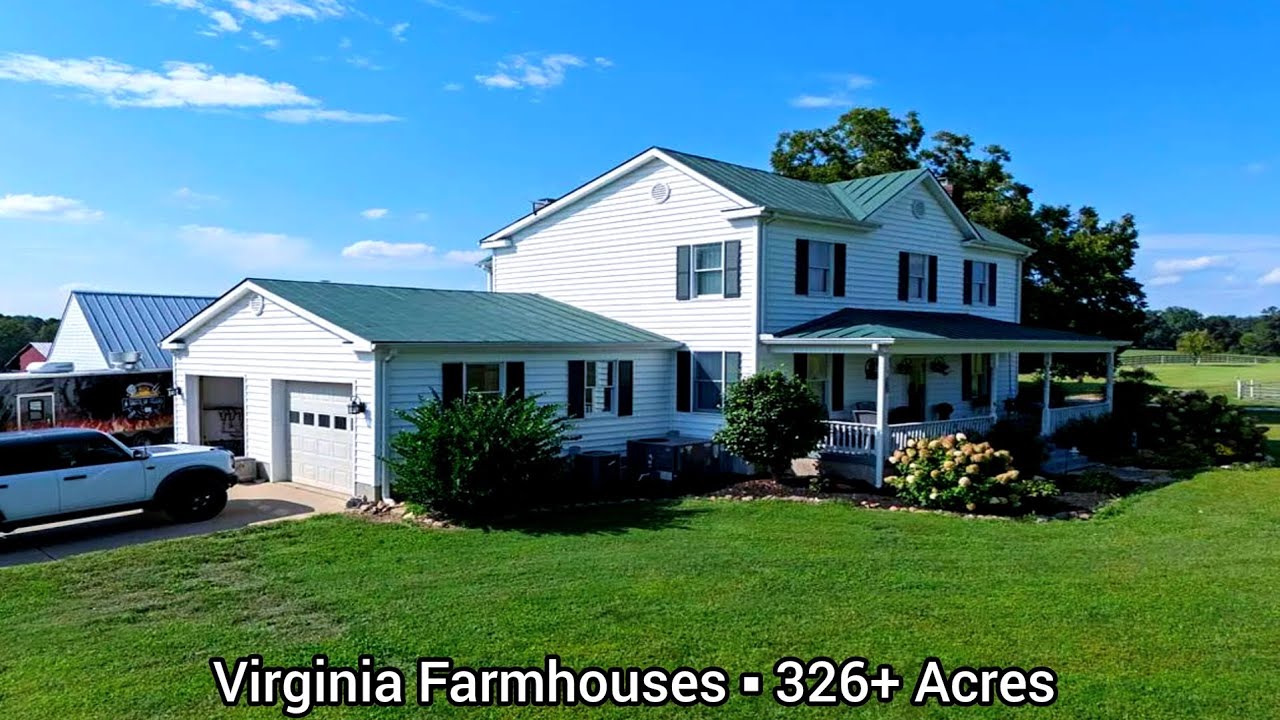 Virginia Farmhouses For Sale | 326+ Acres | Virginia Land For Sale | Farmstead Investment 4Ponds