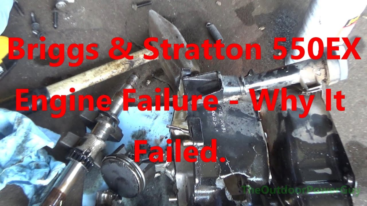 Briggs & Stratton 550EX Engine Teardown :Why It Failed