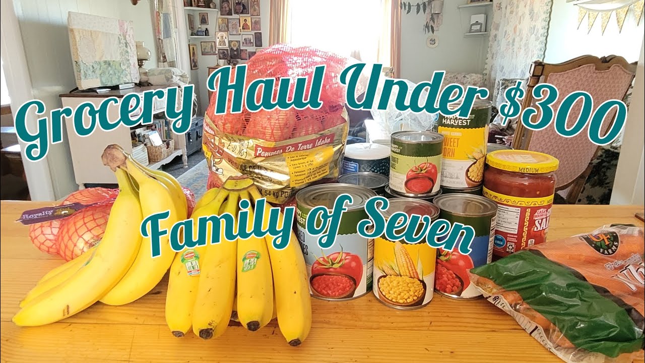 Two Week Grocery Haul | Under $300 for Family of Seven