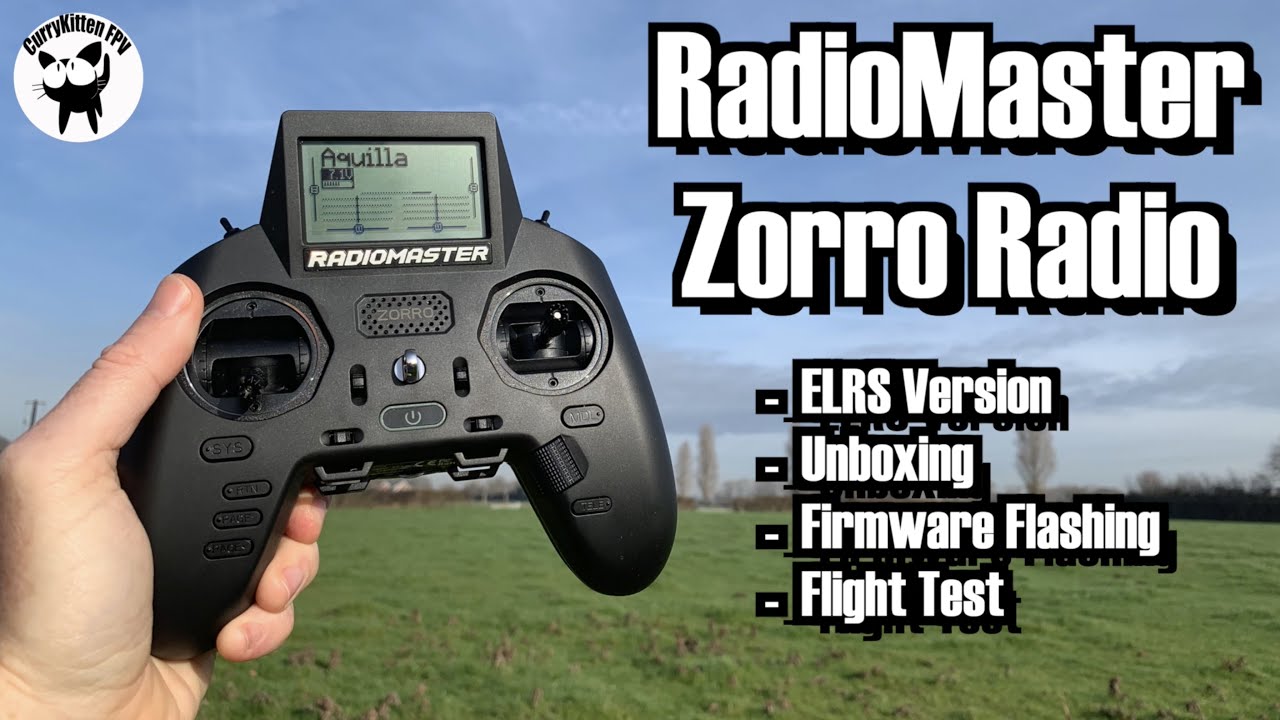 RadioMaster Zorro Radio.  Testing out the ExpressLRS version.  Supplied by RadioMaster