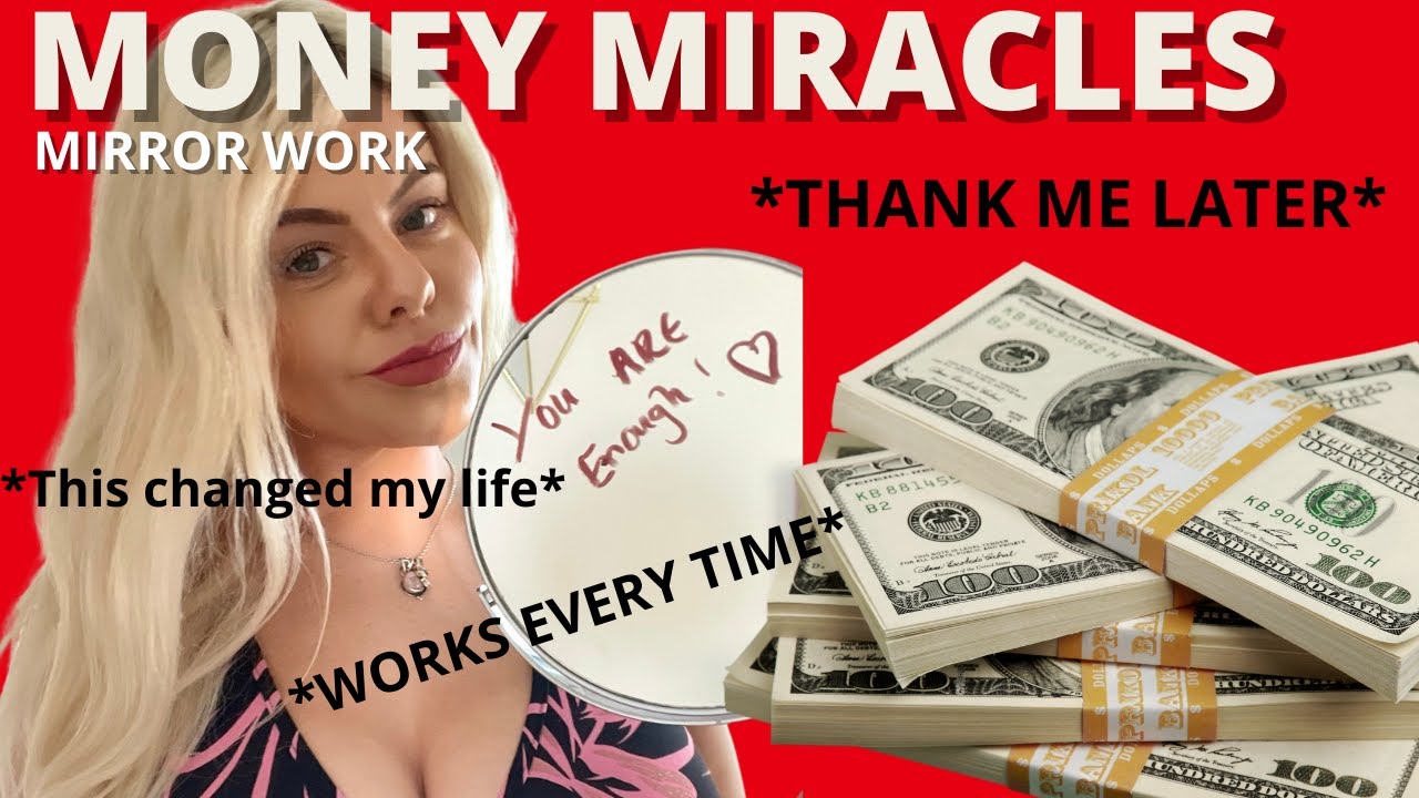 How I Manifest MONEY with MIRROR WORK (LOA, Law of assumption)