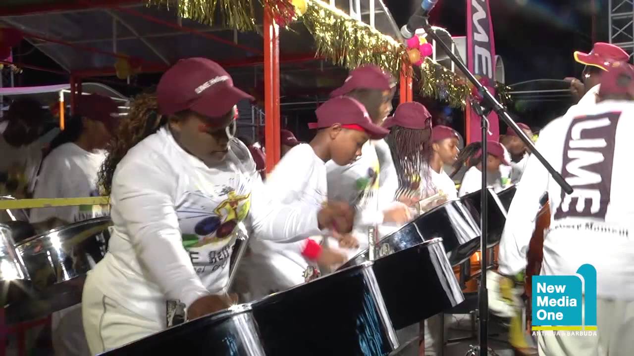 Antigua Carnival 2013: Panorama:  Lime Hells Gate Steel Orchestra