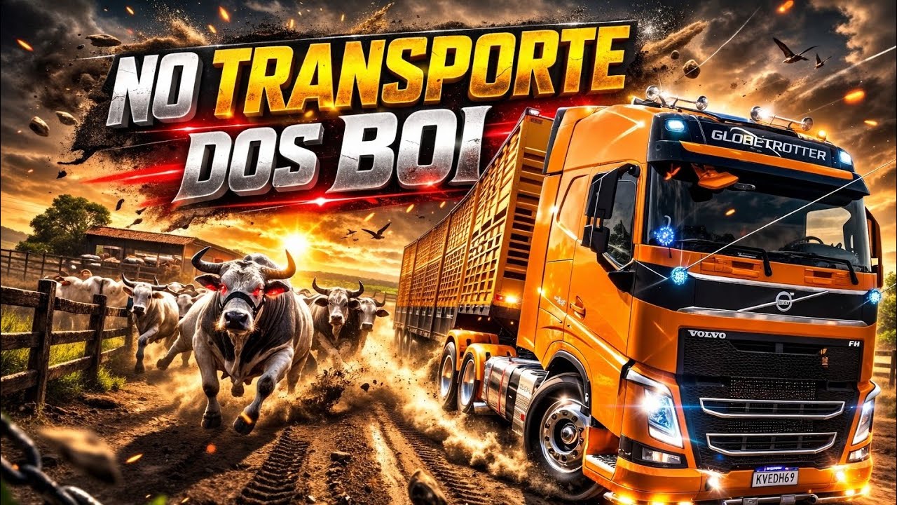 ETS2 - NO TRANSPORTE DOS BOI 🐂