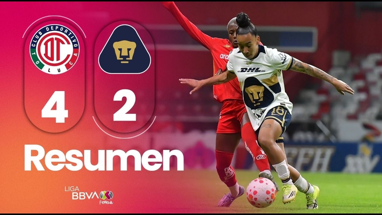 TOLUCA 4-2 UNAM J11 | Triunfo escarlata lleno de gol en el Infierno
