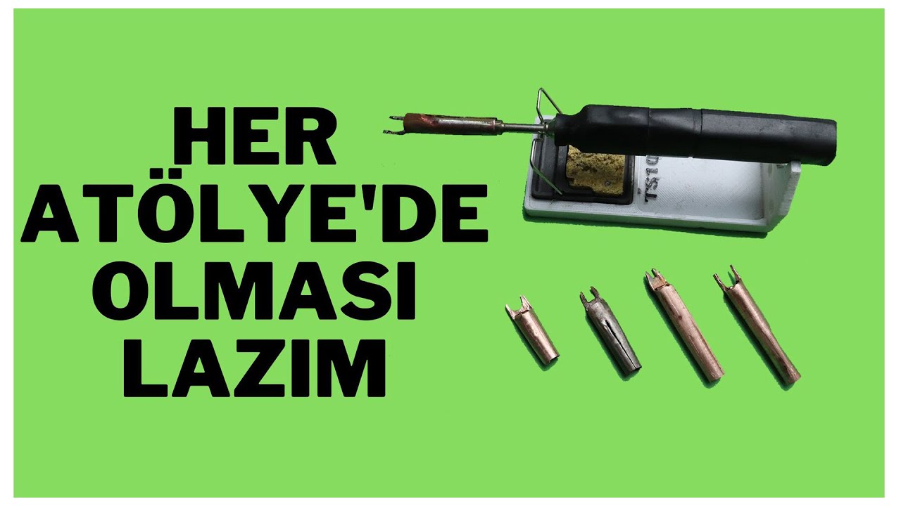 Atölyemiz İçin Özel Havya Yaptık | SMD Komponent  Havyası Nasıl yapılır? | SMD Lehimleme