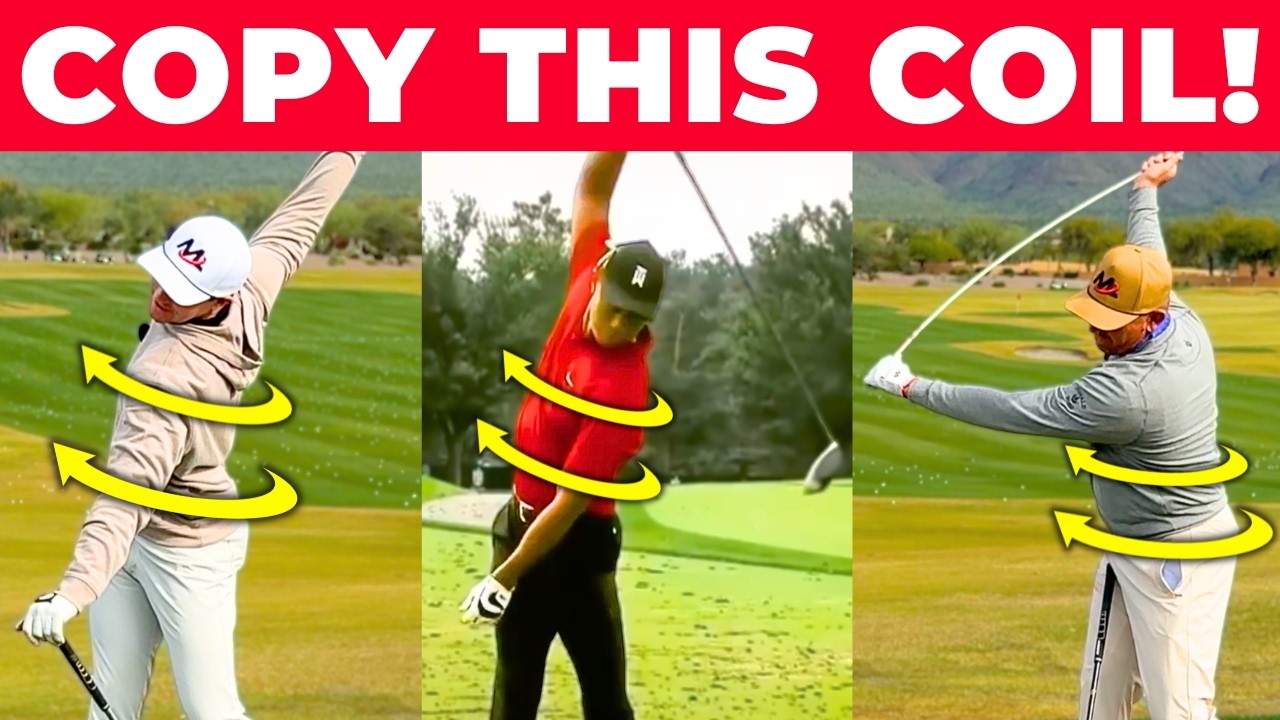 The Proper Way to COIL In The Backswing! (For Natural Power And Consistency)