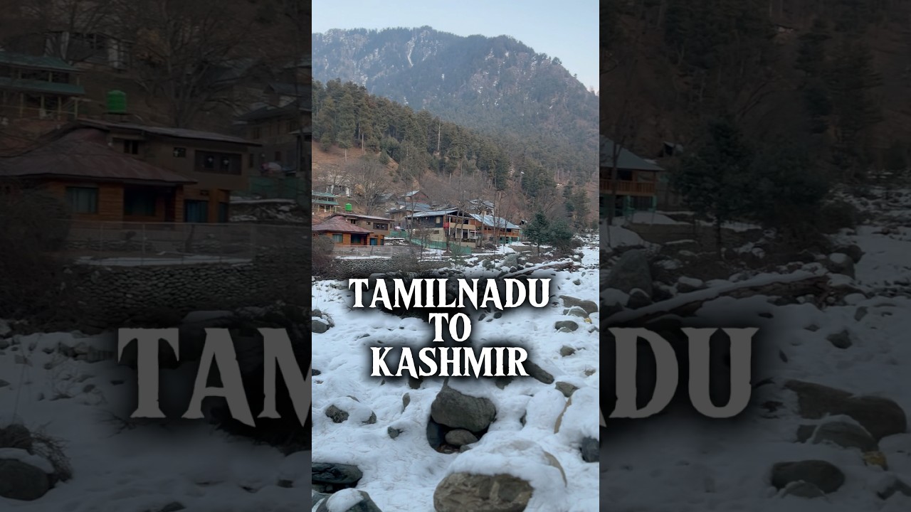 Tamilnadu to Kashmir ❄️😍Budget train travel #indianrailways#chennaitokashmir#kashmirtrip#travel