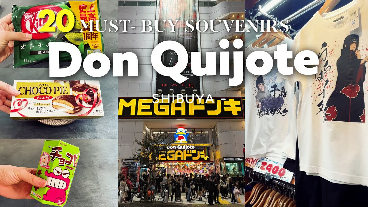 BEST 20 MUST-BUY JAPANESE ULTIMATE SOUVENIRS IN SHIBUYA MEGA DonQuijote 2024