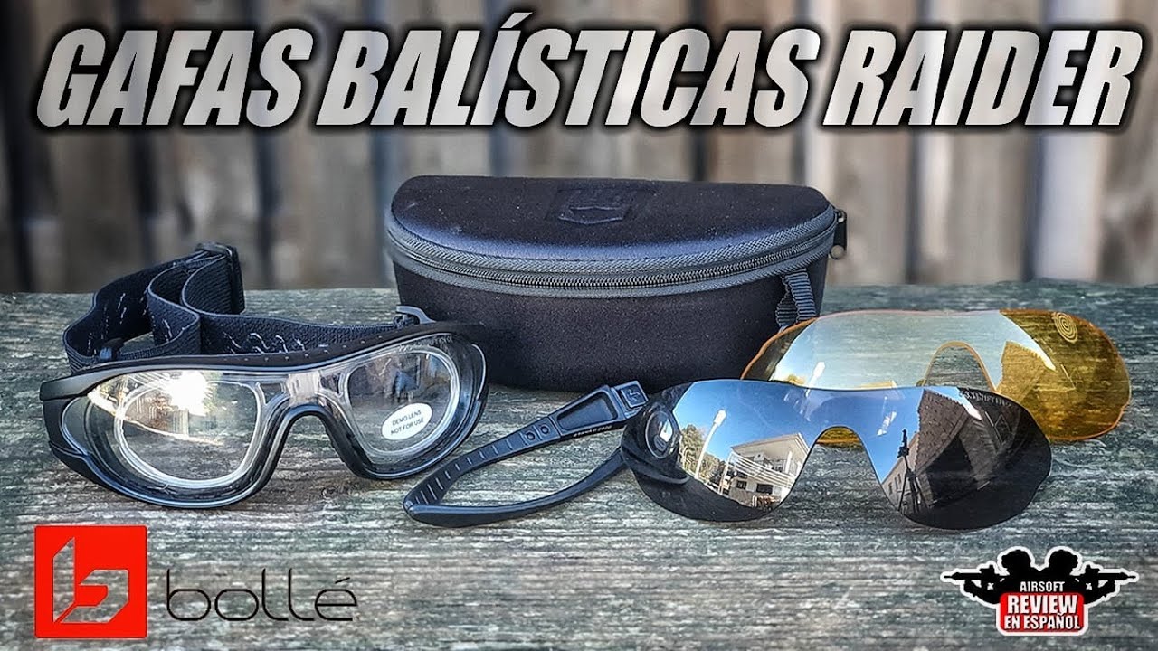 Gafas Balísticas Bollé Raider | Airsoft Review en Español