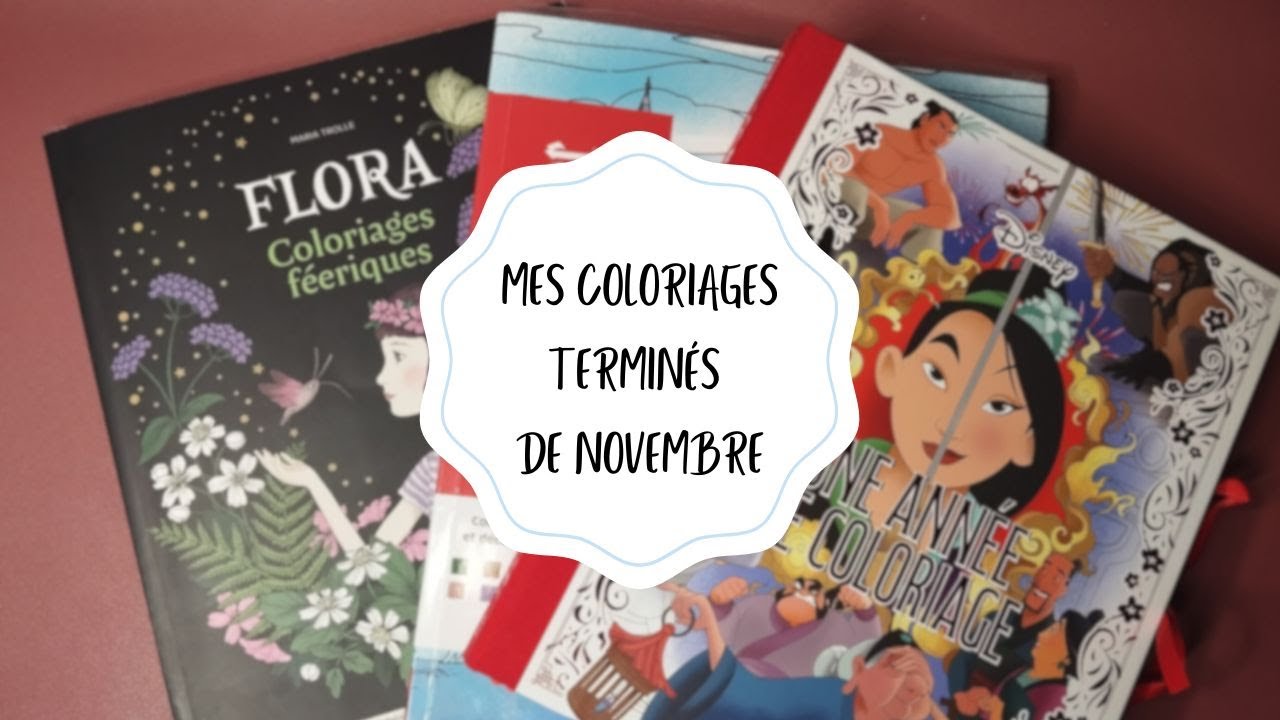 Mes coloriages terminés de Novembre 🎨